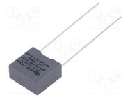 Capacitor: polypropylene; X2; R46 310V; 100nF; 13x6x12mm; THT; ±20% KEMET