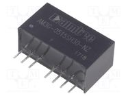 Converter: DC/DC; 3W; Uin: 4.5÷9V; Uout: 15VDC; Iout: 167mA; SIP8 AIMTEC