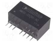 Converter: DC/DC; 3W; Uin: 4.5÷9V; Uout: 9VDC; Iout: 278mA; SIP8 AIMTEC