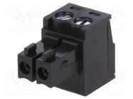 Pluggable terminal block; 3.5mm; ways: 2; straight; plug; female DEGSON ELECTRONICS