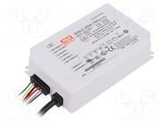 Power supply: switching; LED; 65W; 69÷93VDC; 700mA; 180÷295VAC MEAN WELL