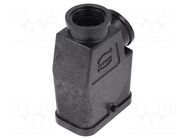 Enclosure for connectors: HDC; size Han Compact®; for cable HARTING