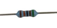 METAL FILM RESISTOR, 510KOHM, 250mW, 1%