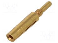 Connector: pin strips; socket; female; PIN: 1; THT; straight; 7mm FISCHER ELEKTRONIK