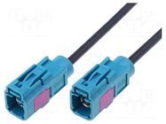 Cable; Fakra socket,both sides; straight; 6m 