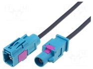 Cable; Fakra socket,Fakra plug; straight; 6m 4CARMEDIA