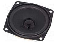 Loudspeaker; general purpose; 5W; 4Ω; 66x66x29mm; 130÷20000Hz VISATON