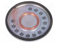 Loudspeaker; miniature,mylar,general purpose; 0.5W; 8Ω; Ø: 28mm LOUDITY