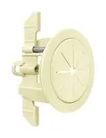 2" CABLE PASS THRU/ANCHOR SYSTEM, ALMOND