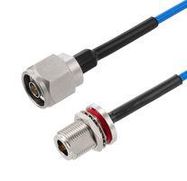 RF CABLE, N-TYPE PLUG-JACK, 1FT