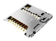 CONNECTOR, MICRO SD, 8POS, PUSH-PUSH