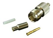 RF/COAXIAL, TNC JACK, STRAIGHT, 50 OHM, CRIMP