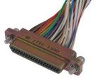 MICRO-D CONNECTOR, PLUG, 37 POSITION, WIRE LEADS