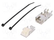 Plug; RJ45; PIN: 8; Cat: 6a; shielded; Layout: 8p8c; for cable WEIDMÜLLER