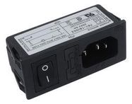 POWER ENTRY MODULE, C14 AC INLET, 6A