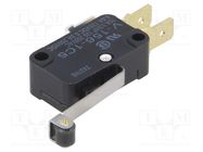 Microswitch SNAP ACTION; 15A/250VAC; 0.6A/125VDC; SPDT; ON-(ON) OMRON Electronic Components