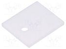 Heat transfer pad: ceramic; TO3P; L: 17.5mm; W: 20.5mm; Thk: 1.5mm FISCHER ELEKTRONIK