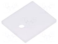 Heat transfer pad: ceramic; TO3P; L: 17.5mm; W: 20.5mm; Thk: 1.5mm FISCHER ELEKTRONIK