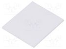 Heat transfer pad: ceramic; TO247; L: 20mm; W: 23mm; Thk: 1mm; 25W/mK FISCHER ELEKTRONIK