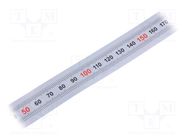 Ruler; figures horizontally arranged,self-adhesive; W: 11mm ELESA+GANTER