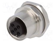 Connector: M12; socket; PIN: 5; female; A code-DeviceNet / CANopen TE Connectivity