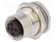 Connector: M12; socket; PIN: 4; female; A code-DeviceNet / CANopen 