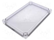 Cover; X: 190mm; Y: 280mm; Z: 30mm; polycarbonate FIBOX