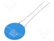 Fuse: PTC thermistor; 460mA; 230V; ceramic; 5mm; Ø0.6x35mm; Thk: 5mm EPCOS