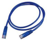 N/W CABLE, RJ45 PLUG-PLUG, 4FT, BLUE