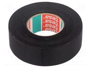 Tape: textile; W: 25mm; L: 25m; Thk: 0.16mm; Automotive; caoutchouc TESA