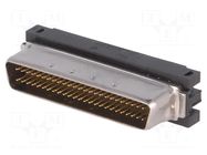 Connector: SCSI; PIN: 50; shielded; for ribbon cable; plug; male TE Connectivity