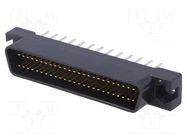 Connector: SCSI; PIN: 50; shielded; Locking: latch,screws; socket TE Connectivity