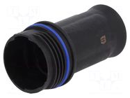 Enclosure for connectors: circular; Han® F+B; IP67,IP6K9K; M25 HARTING