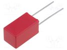 Capacitor: polypropylene; 22nF; 3x7.5x7.2mm; THT; ±5%; 5mm; 100VDC WIMA