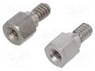 Threaded head screw; 0.50 Connector System,AMPLIMITE; 9.65mm TE Connectivity