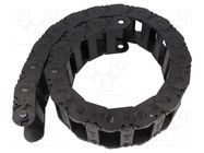 Cable chain; 2500; Bend.rad: 125mm; L: 1012mm; Int.height: 25mm IGUS