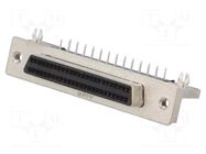 Connector: SCSI; PIN: 50; shielded; Locking: latch,screws; PCB snap TE Connectivity