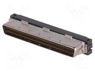 Connector: SCSI; PIN: 80; shielded; for ribbon cable; plug; male TE Connectivity