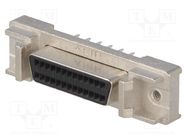 Connector: wire-board; PIN: 26; shielded; Locking: latch,screws TE Connectivity