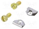 Set of screws for D-Sub; Thread: UNC 4-40; AMPLIMITE; 5.59mm TE Connectivity