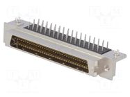 Connector: SCSI; PIN: 68; shielded; Locking: latch,screws; PCB snap TE Connectivity