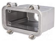 Enclosure for connectors: HDC; size 16B; for cable; IP65; EMC HARTING