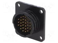 Connector: circular; socket; male; PIN: 28; CPC Series 2; THT TE Connectivity