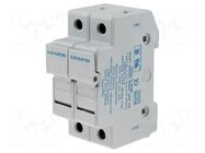Fuse holder; 10.3x38mm; for DIN rail mounting; 30A; 600VAC; FSO SCHURTER