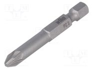 Screwdriver bit; Pozidriv®; PZ0; Overall len: 50mm; PROFESSIONAL WIHA