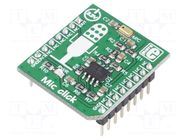 Click board; prototype board; Comp: SPQ0410HR5H-B; microphone MIKROE