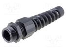 Cable gland; with strain relief; PG11; 1.5; IP68; polyamide; black HELUKABEL