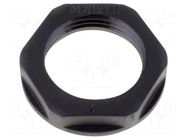 Nut; M12; polyamide; 18mm; black; Thread: metric; Pitch: 1.5 HELUKABEL