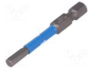 Screwdriver bit; hex key; HEX 4mm; Overall len: 50mm WERA