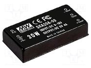 Converter: DC/DC; 20W; Uin: 18÷36V; Uout: 5VDC; Iout: 4000mA; 2"x1" MEAN WELL